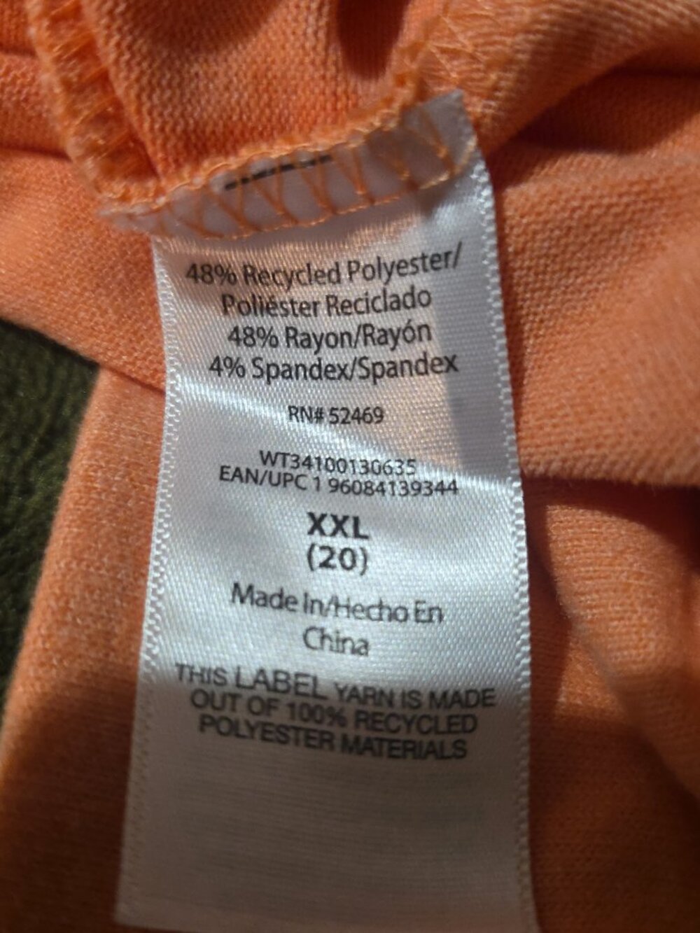 Way to Celebrate Halloween Jack O Lantern Long Sleeve Shirt Orange XXL (20) - Picture 9 of 10